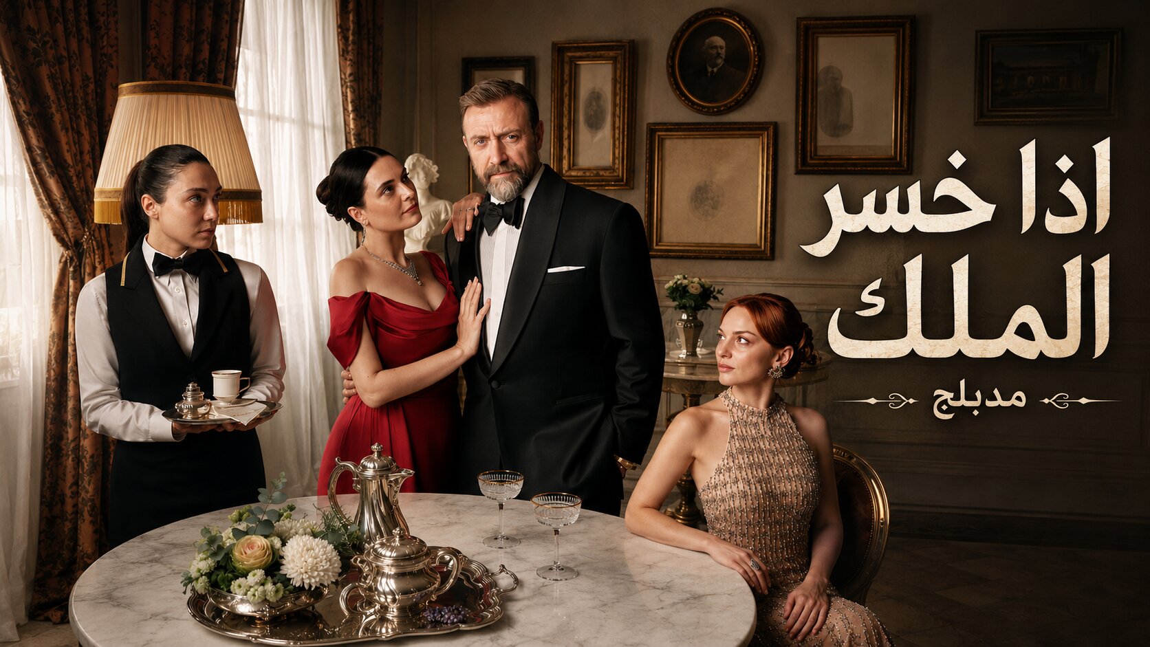 مسلسل اذا خسر الملك الحلقة 1 مدبلجة قصة عشق
